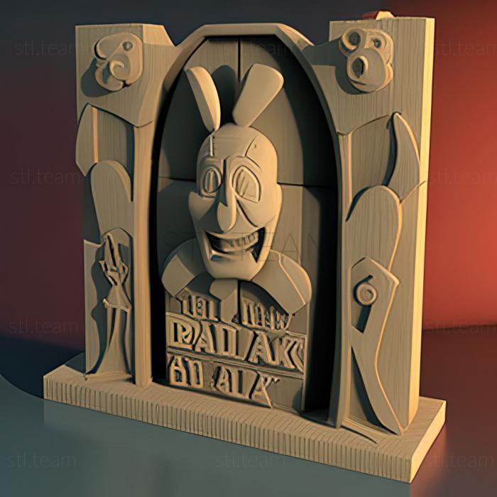 3D модель Сем Макс The Devils Playhouse Episode 4 Beyond the Alle (STL)